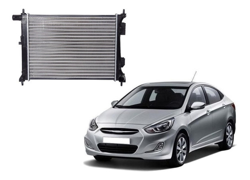 Radiador Motor Compatible Hyundai Accent  12-20 Mec. Bencina