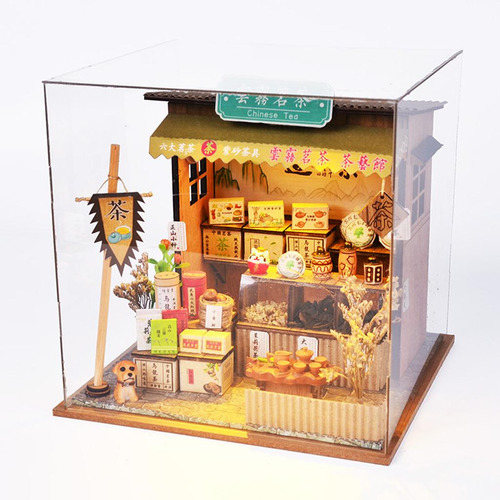1/24 Kits De En Miniatura De Para Bricolaje Té Antigua Con