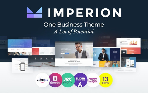 Imperion - Tema Multipropósito Corporativo De Wordpress