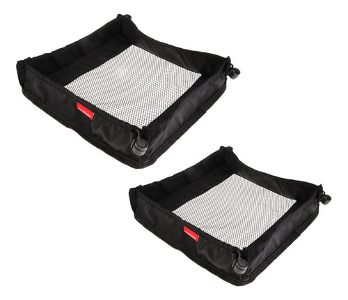 2pcs Camping Picnic Plegable Rejilla De Almacenamiento Bolsa