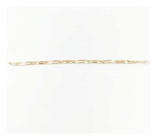 Pulsera Para Dama Oro Amarillo 14 K 5.2 Gr Tejido Especial (