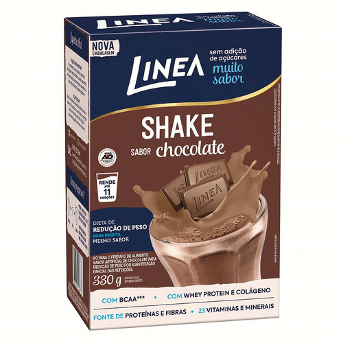 Shake Pó para Redução de Peso Chocolate Linea Caixa 330g