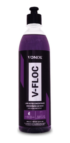 Shampoo Vonixx Super Concentrado V-floc Ph Neutro Auto Moto 