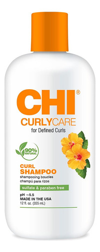 Chi Curlycare - Champú De Rizo De 12 Onzas Líquidas, Fórmula