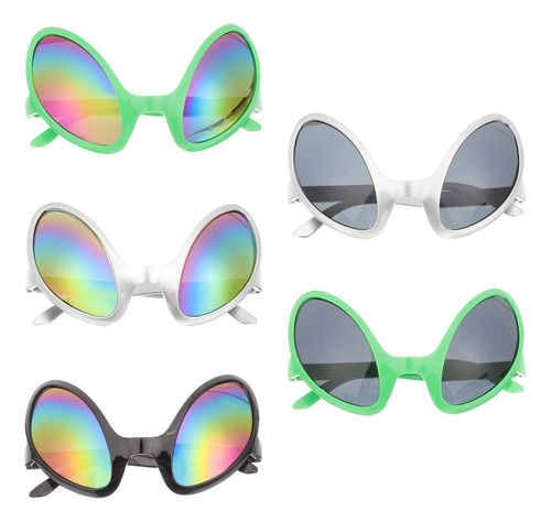 Novelty Sunglasses Alien Glasses Cool, 5 Unidades