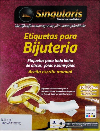 4.000 Etiquetas Colante Para Óculos E Joias Ebf23 Item