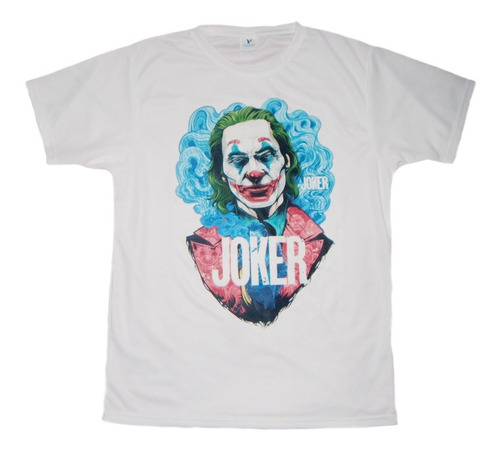 Playera Blanca Sublimada Joker Adulto Talla M 