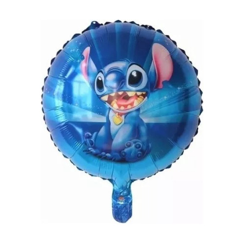 Globo Redondo Stitch Metalizados 45cm