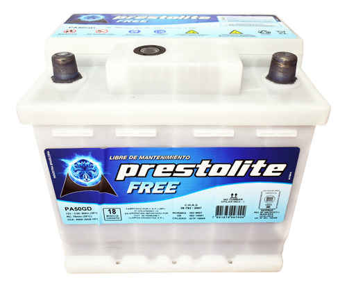 Bateria Convencional Prestolite Pa50gd