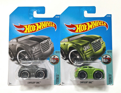 Hot Wheels Básico 2017, Serie Tooned 10/10, Chrysler 300c