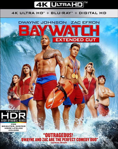 Blu-ray 4k Ultra Hd Baywatch Dub/leg Luva