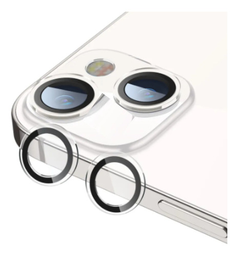 2 Película De Câmera Individual Para iPhone 15 E 15 Plus Cor Transparente