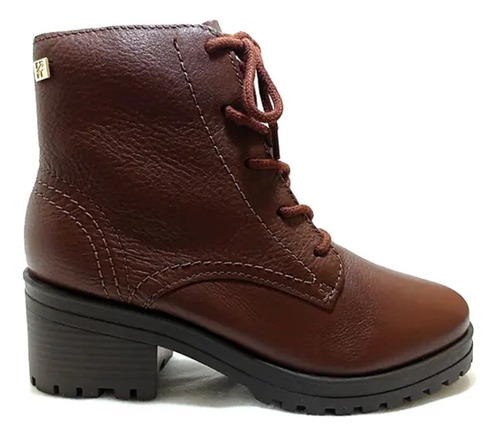 Bota Coturno Feminino Glasgow Couro Bottero 018175