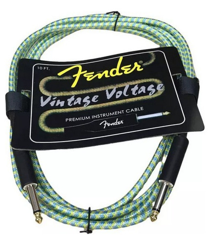 Cable Guitarra Vintage Fender 3 Metros