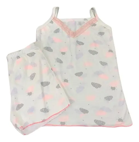 Pijama Mujer En Algodón Short Tiras