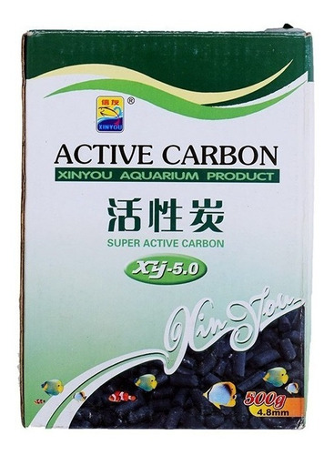 Carbon Activado Filtro Acuario Cascada Canister Peces 500 Gr