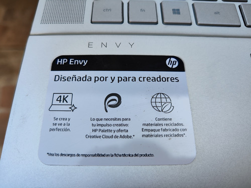 Hp Envy 16 Core I7 12th 32g Ddr5 4k Rtx 3060 Oled Gris