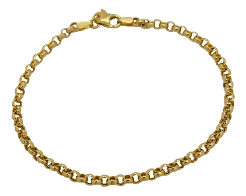 Pulsera Oro18k Modelo Rolo 20cm (p198)