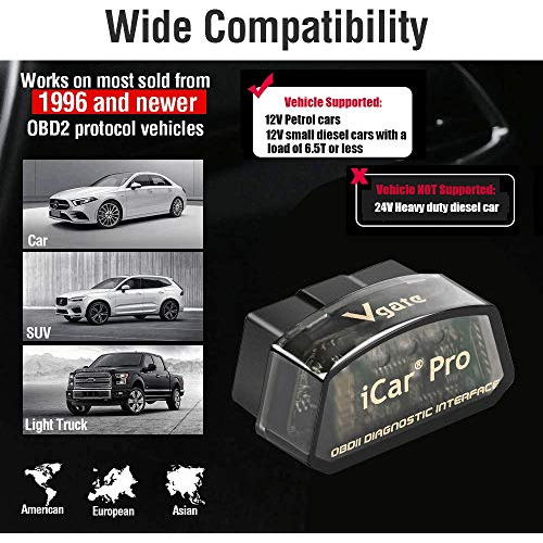 Icar Pro Bluetooth 4.0 (ble) Obd2 Fault Code Reader Obd...