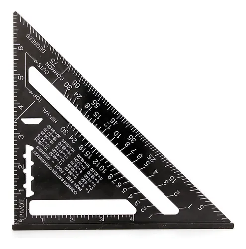 comprar Regla Triangular Negra, Regla Negra En Ángulo Recto En Pulga