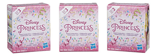Paquete De 3 Bolsas Ciegas Con Gemas De Princesas Disney