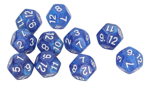 Dice For Teaching, 40 Unidades, Números Poliédricos Transpar