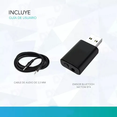 Emisor Transmisor Receptor Bluetooth Audio Tv Smart Compu.