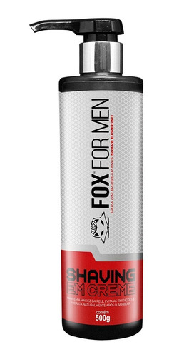 Kit Shaving Barbeiro Gel E Creme Fox For Men 2 Shaving 500g