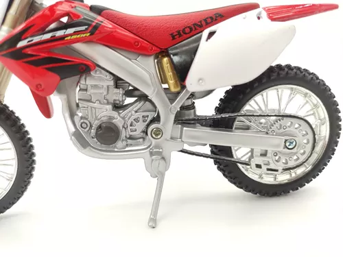 Miniatura Moto De Ferro Cross Trilha Yamaha Na Caixa 1:12