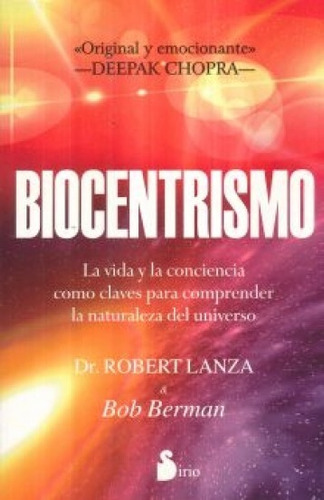 Biocentrismo - Robert Lanza & Bob Berman - Nuevo - Original