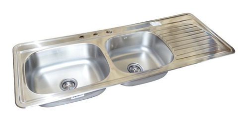 Fregadero Cocina Empotrar 2 Tinas 144x54x18 Eb C212n Derecha