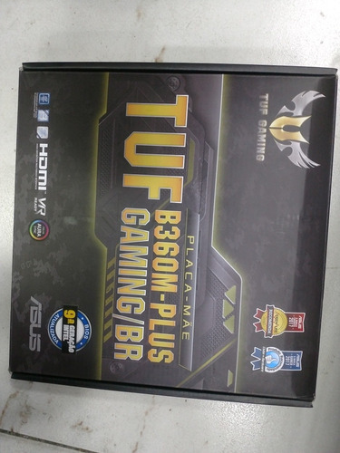 Kit Placa Mãe Asus B360 Plus Tuf Gamer + Intel Core I5 9400f