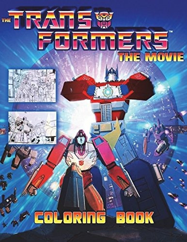 Transformers The Movie Coloring Book (1986 Classic Animated 