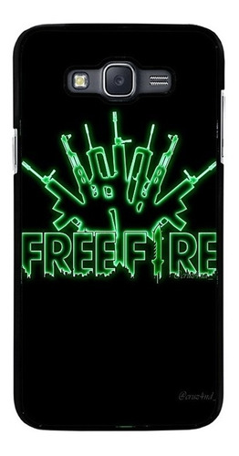 Funda Protector Rudo Para Samsung Galaxy Free Fire Game 01