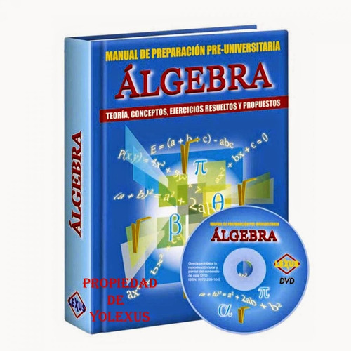 Libro Álgebra  De Preparación Pre-universitaria - Original