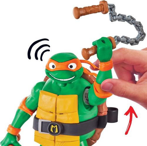 Tmnt Tortugas Ninja Caos Mutante - Michelangelo Ninja Shouts