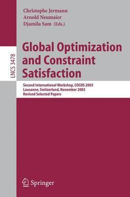 Libro Global Optimization And Constraint Satisfaction - C...