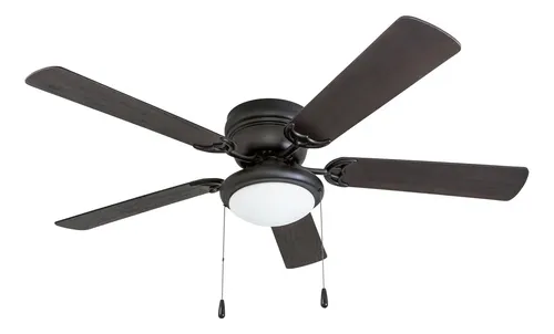Ventilador De Teto Portage Bay Hugger 52 Preto Fosco West H