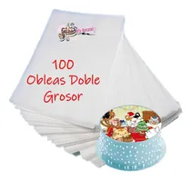 Comprar Hoja 100pz Comestibles Oblea Doble Grosor Arroz Almidón Papa