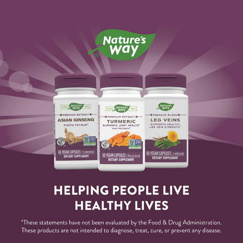 Nature's Way Turmeric Max Potency 60 Cápsulas