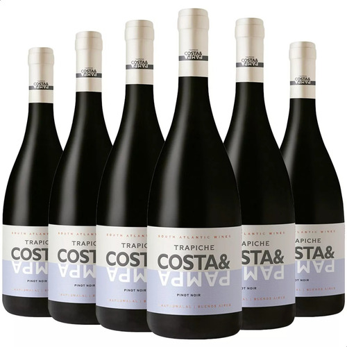 Vino Trapiche Costa & Pampa Pinot Noir Pack X6 - 01mercado