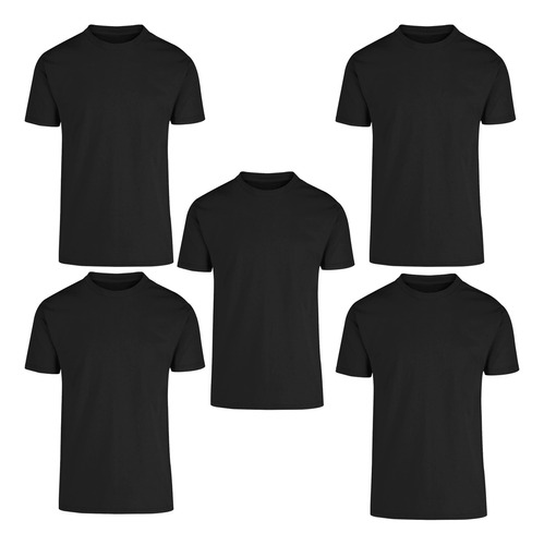 Playeras De Hombre Manga Corta Pack 5 Piezas Mayoreo Lisas