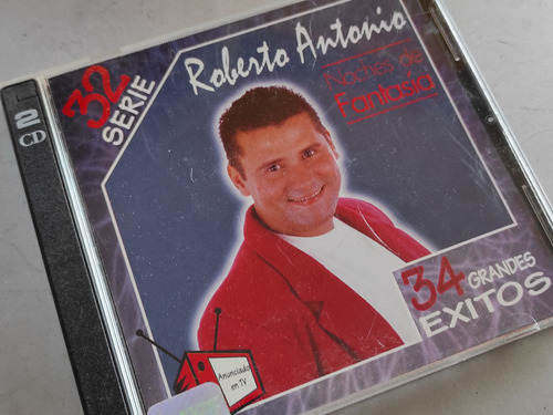 Roberto Antonio Cd 34 Grandes Exitos Álbum Doble Original 