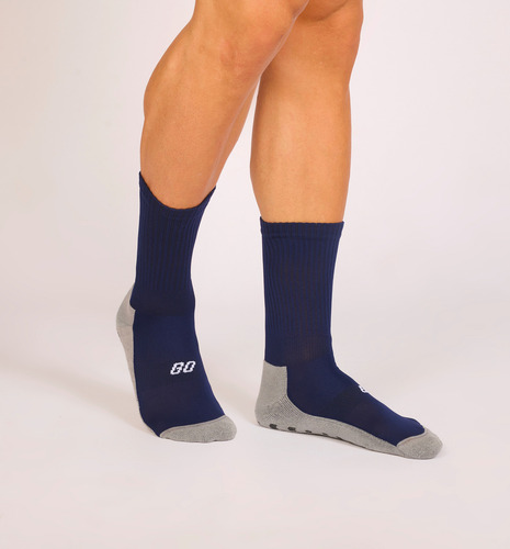 Media Antideslizante Deportiva Floyd Go® Art. 811 Celeste Unico (41 Al 45)