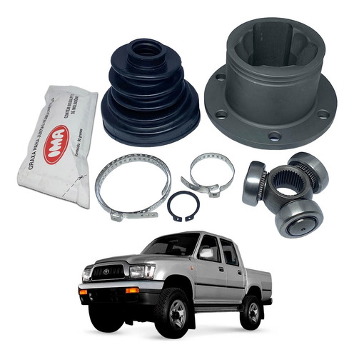 Junta Deslizante Toyota Hilux 2.8 4x4 97/04 Sohc 34 Dentes