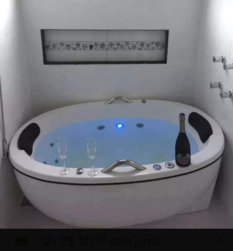 Banheira Hidromassagem 1,90 X 106 X 60 Com Aquecedor