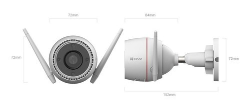 Camara De Seguridad Wifi 2k+ Ezviz Vision Color Audio Ip67