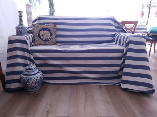 Imagen 2 de 5 de Funda Para Sillón Tusor Manta Sofá Y Pie De Cama 3.00x2.00m