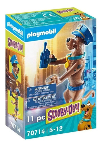 Playmobil Scooby-doo Figura Colecionável Polícia 70714 Sunny