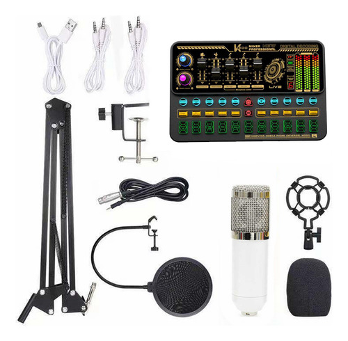 Set De Micrófonos Mobilephone Mixer Sk500 Audio Device